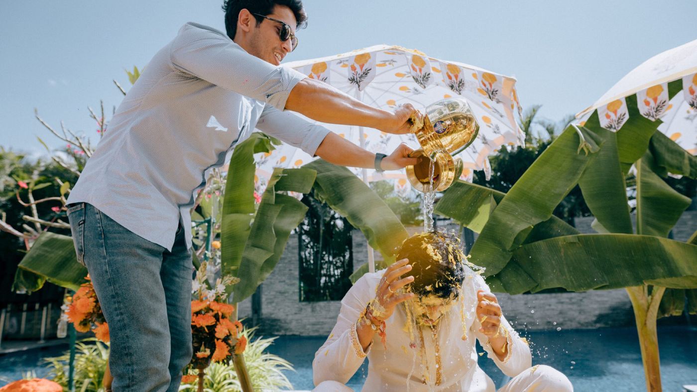 Haldi celebration at Conrad Pune Luxury by Hilton